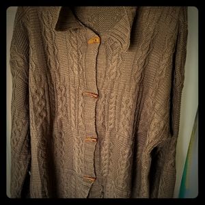 Cardigan XXL sweater 100% polyester